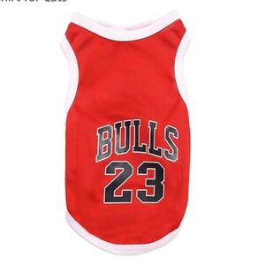 Red Dog Bulls Jersey with Number 23 Size Small